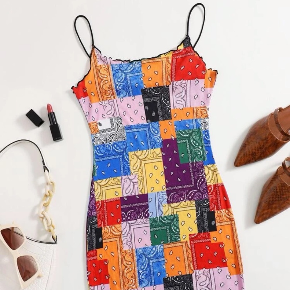 Bodycon Bandana Dress